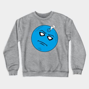 Blue God Smiley Crewneck Sweatshirt
